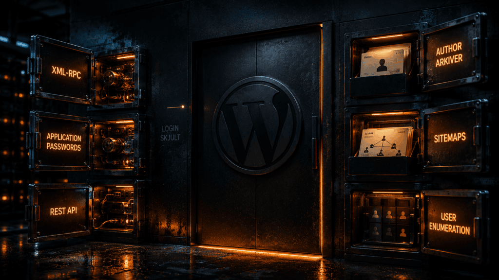 Skjult WordPress-login er ikke sikkerhed: luk 9 flader
