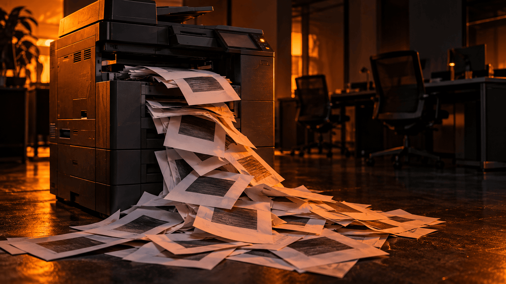 Hver printer spyttede den samme besked ud. Alle systemer var krypteret. To år senere var der otte ansatte tilbage.